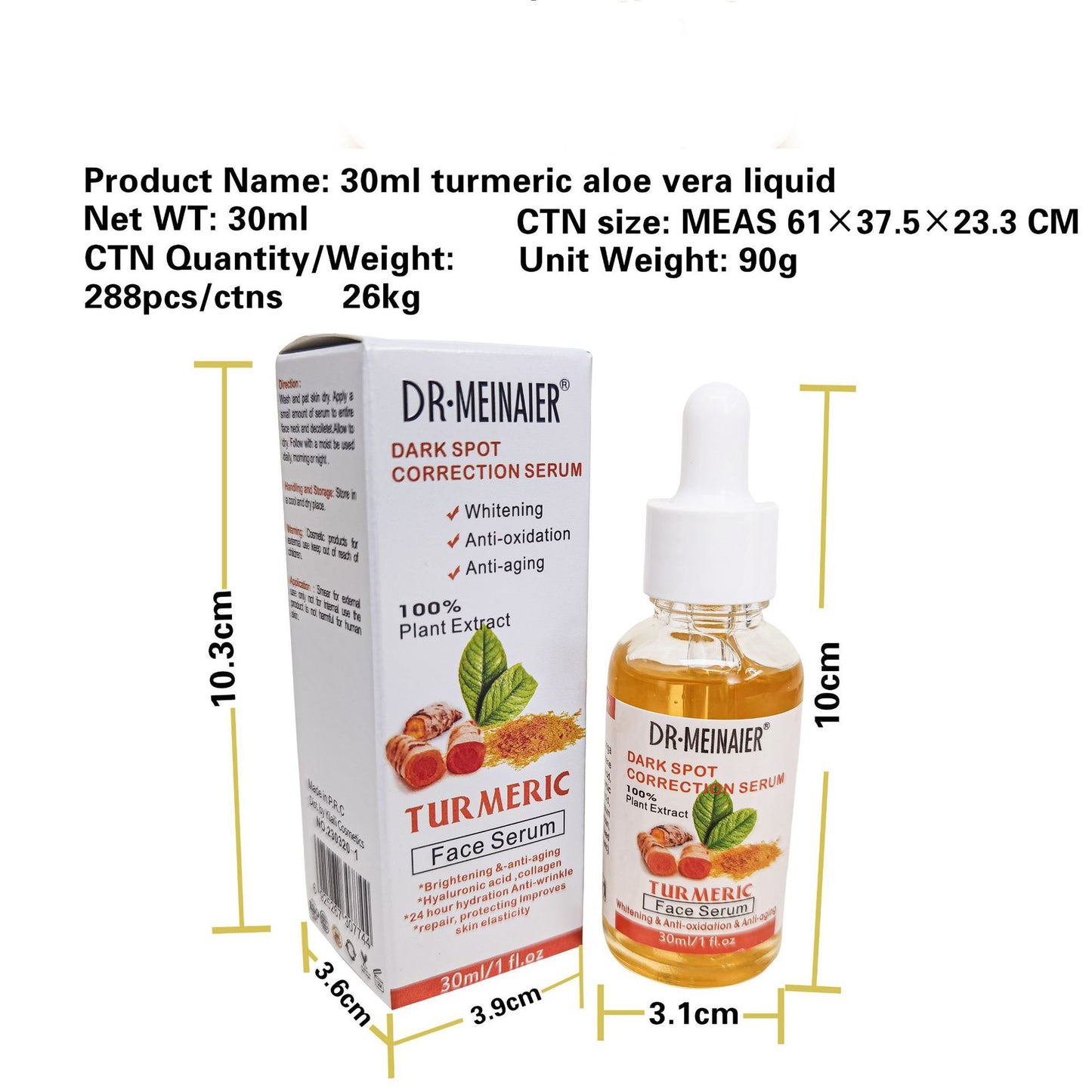 Turmeric Stock Solution Moisturizing Hydrating And Firming VC
